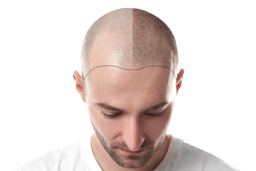Micro scalp pigmentation